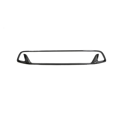 Kia Stinger GT carbon fibre front bumper lower grille trim front view – replacement carbon fibre lower grille insert for 2018 to 2022 Stinger CK