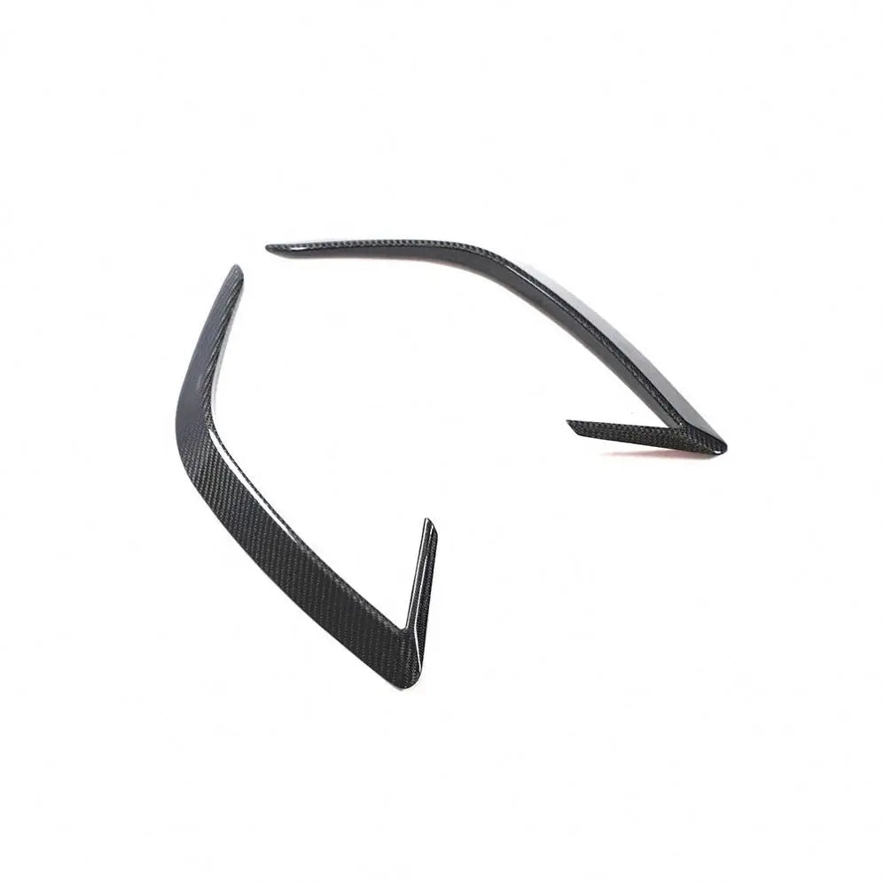 Carbon Fibre Rear Bumper Splitter Canards – Fits Kia Stinger (2018–2023)