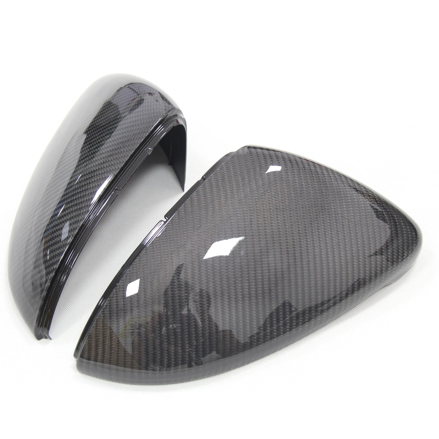 Carbon Fibre Side Mirror Covers – Fits Volkswagen Golf MK7 GTI & MK7 R