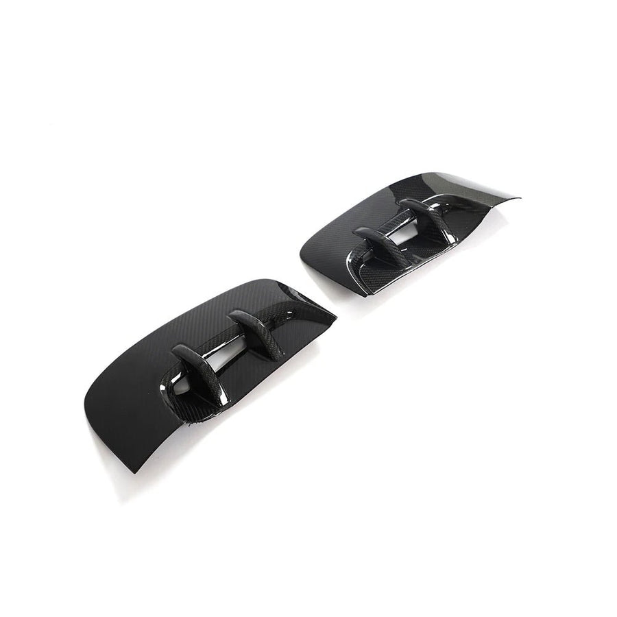 Kia Stinger GT carbon fibre front fender vent pair rear angle view 2018-2023 model