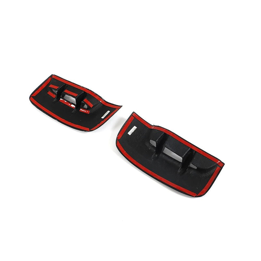 Kia Stinger GT carbon fibre front fender vents underside with adhesive tape for easy no-drill installation