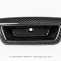 Gloss twill carbon fibre door pull cup for the Ford Falcon FG