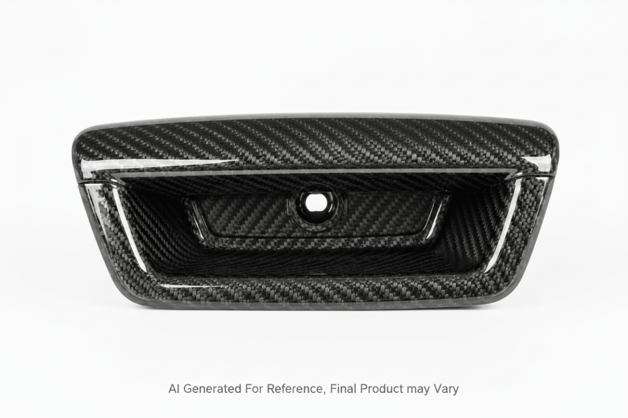 Gloss twill carbon fibre door pull cup for the Ford Falcon FG