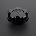 Billet Barra oil filler cap in black anodised finish