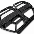 BMW G80 M3 forged carbon fiber CSL style front kidney grille for ACC equipped models, angled product view