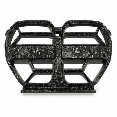 BMW G80 M3 forged carbon fiber CSL style front kidney grille for non-ACC models, full front view