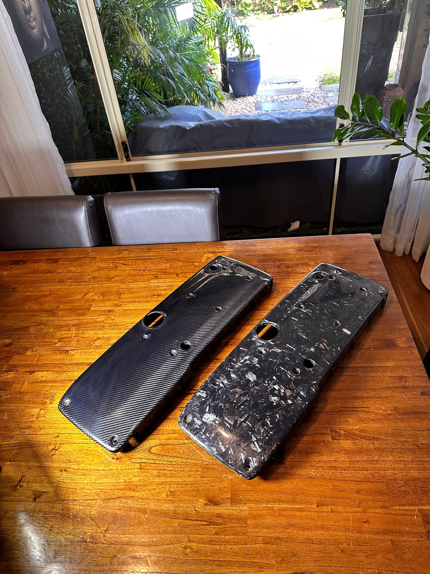 FG Falcon carbon coil covers - woven twill and forged carbon styles available