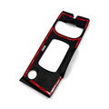 Back of the FG Falcon carbon fibre shifter surround overlay showing the pre-applied automotive double sided tape
