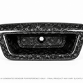 Forged carbon fibre door pull cup for the Ford Falcon FG and FG-X
