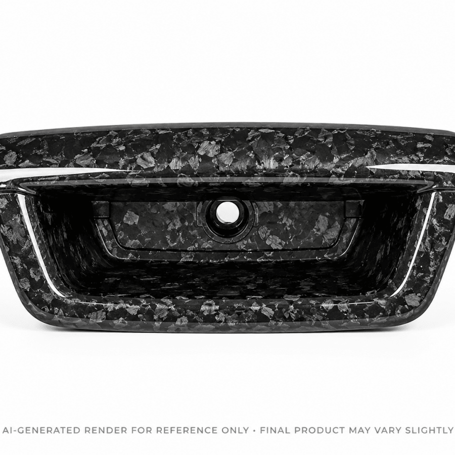 Forged carbon fibre door pull cup for the Ford Falcon FG and FG-X