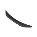 Kia Stinger GT carbon fibre rear spoiler wing side profile view – lightweight boot lid spoiler for 2018 to 2023 Kia Stinger GT and GT-Line