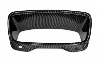 Toyota GR Corolla GZEA14 dry carbon fibre gauge cluster cover front view by RB Innovations