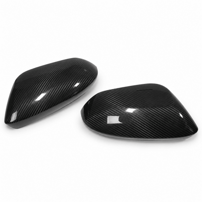 Toyota GR Corolla dry carbon fibre mirror covers pair in gloss twill weave by RB Innovations